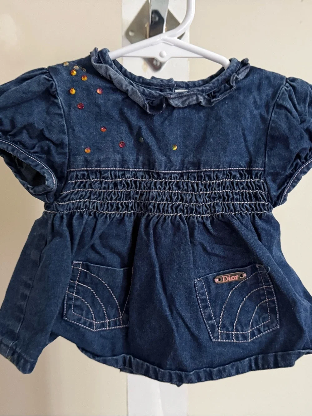 Baby Dior Denim Top